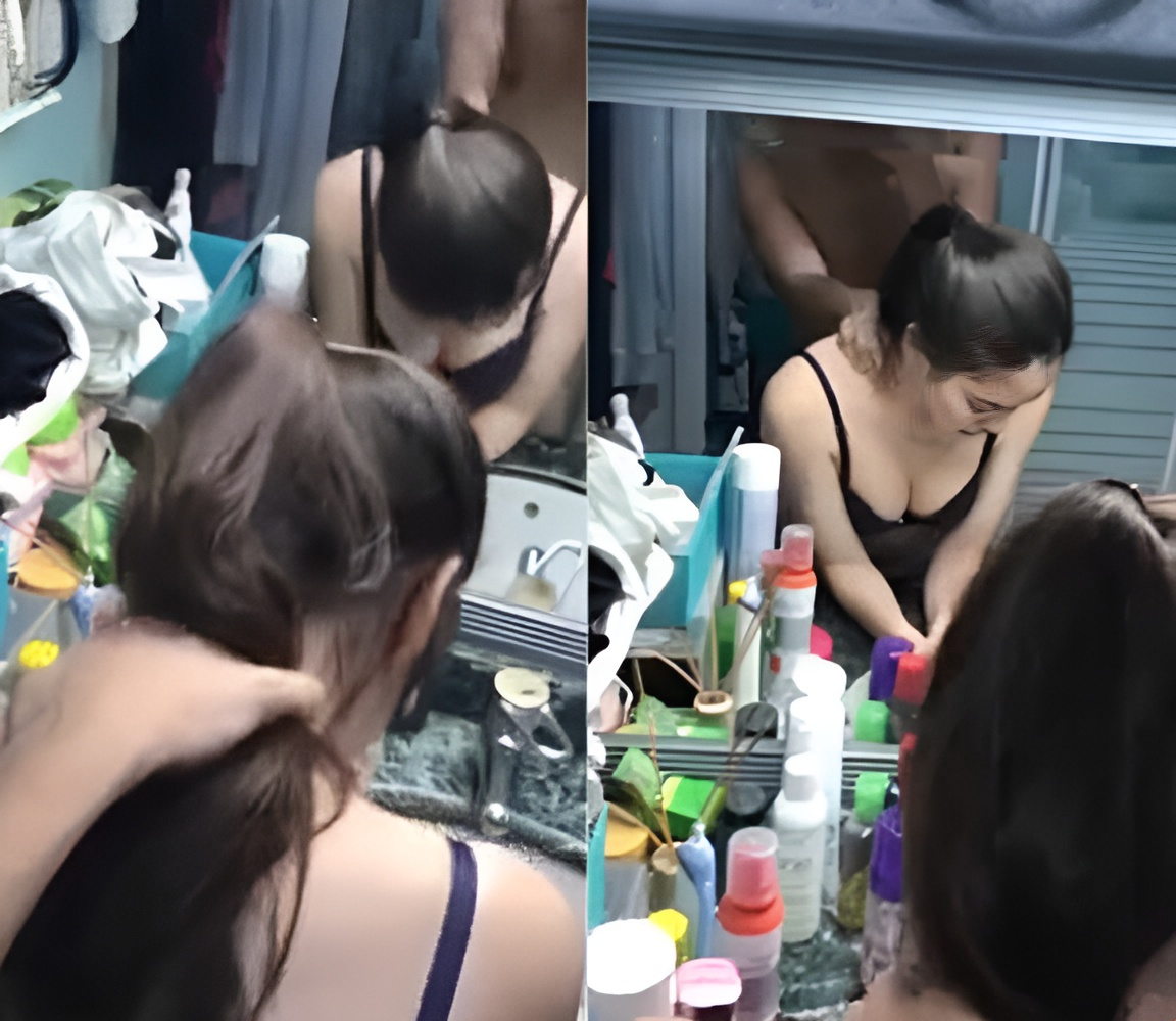 Isteri tercinta saya telah memakai solek terlalu lama dan suaminya telah di doggy